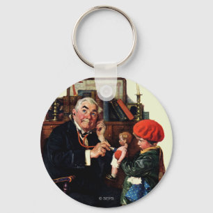 Doktor och dockan nyckelring
