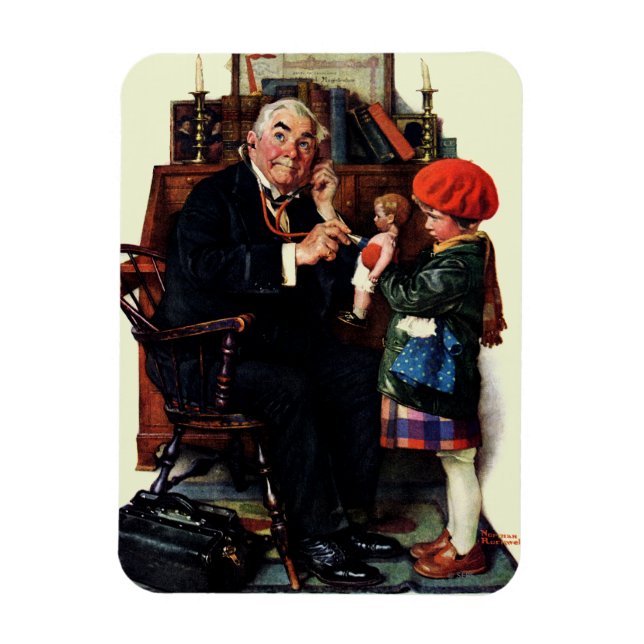 Doktor och Doll Magnet (Vertikal)