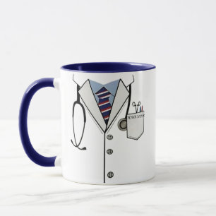 Doktor och Nurse Mugg - Jackat av eget namn för me