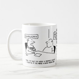Doktor och patientövervikt Övervikt Övervikt Överv Kaffemugg