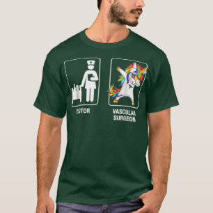 Doktor och vaskulära gåvor från Unicorn Dabbing T Shirt
