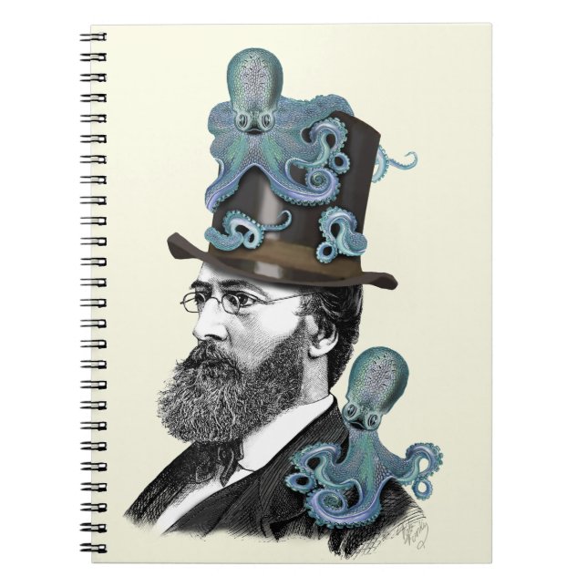 Doktor Octopus 2 Anteckningsbok Med Spiral (Framsidan)