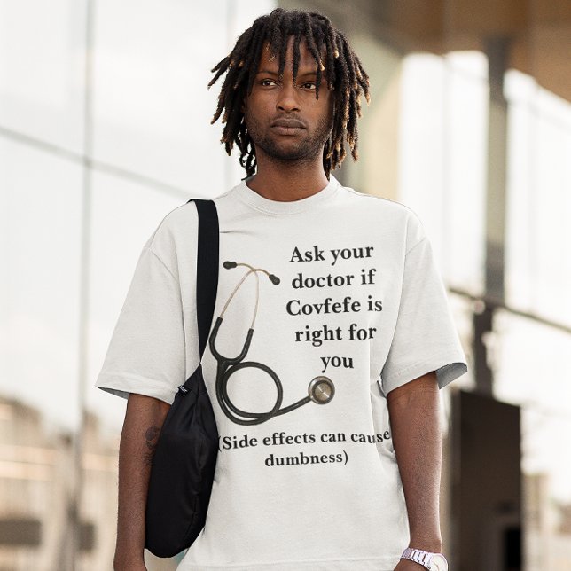 Doktor om Covefe är Höger för Trump Twitter T-shirt (Doctor if Covfefe is Right for You Trump Twitter T-Shirt)