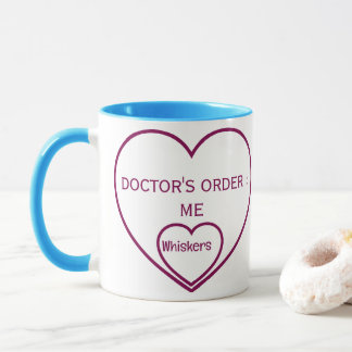 Doktor Ordination Katt Foto och Hjärtan Mugg