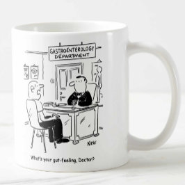 Doktor & patient i Doktor Surgery - Gut Feeling Kaffemugg