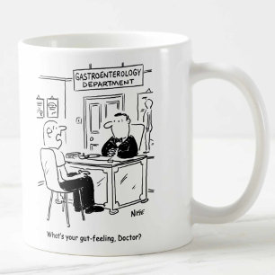 Doktor & patient i Doktor Surgery - Gut Feeling Kaffemugg