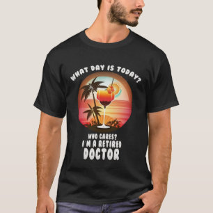 Doktor pension går i pension t shirt