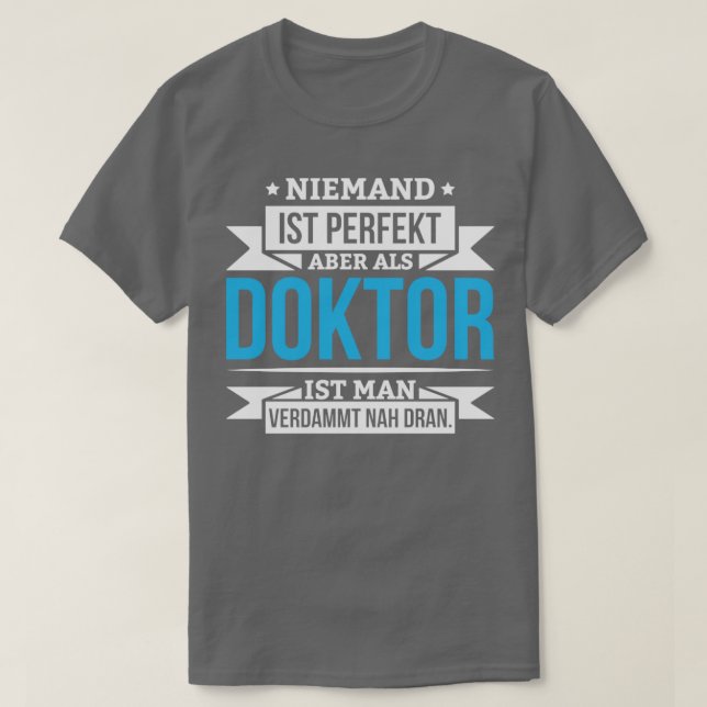 Doktor Phd Student Gift Dissertation T Shirt (Design framsida)