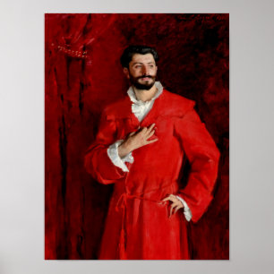 Doktor Pozzi hemma av John Singer Sargent Poster