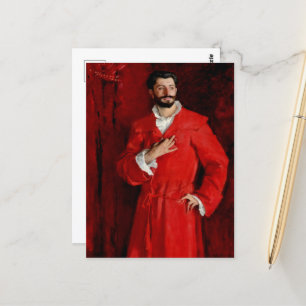 Doktor Pozzi hemma av John Singer Sargent Vykort