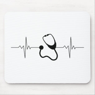 Doktor Pulse Heartslag Line Musmatta