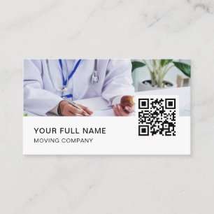Doktor QR-kod Logotyp Social Media Visitkort