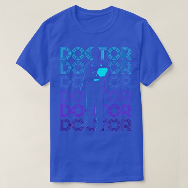 Doktor Retro Gift T Shirt (Design framsida)