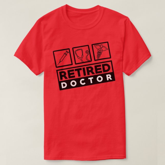 Doktor Retrött 1 T Shirt (Design framsida)