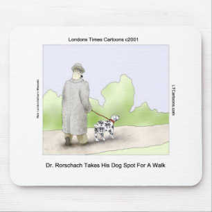 Doktor Rorschach tar hunden Spot på en promenad Ro Musmatta