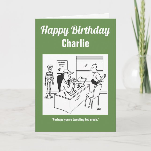 Doktor säger att patienten kan tweetas för mycket kort (Framsida)