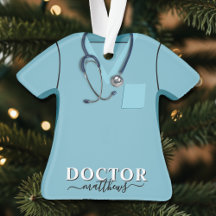 Doktor Scrubs Stethoscope Blue Shirt jul