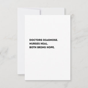 Doktor & Sjuksköterska Definition Kort – Hjärtligt