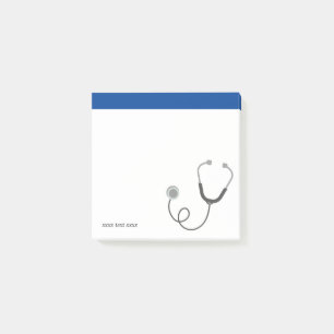 Doktor , sjuksköterska, sjuksköterska, sjukhus post-it block