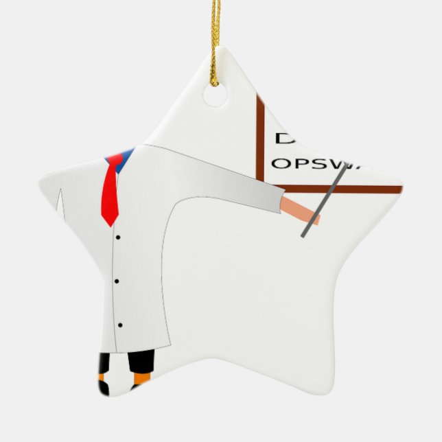 Doktor sjuksköterskekontor Medic Destiny's Julgransprydnad Keramik (Framsidan)