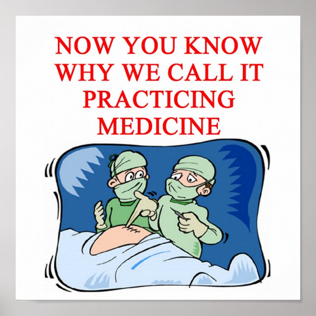 DOKTOR skämt Poster (Framsidan)