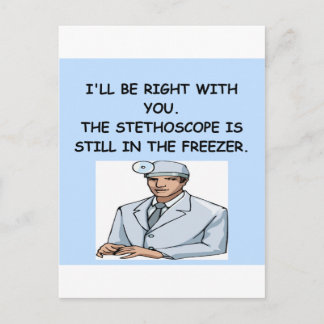 DOKTOR skämt Vykort