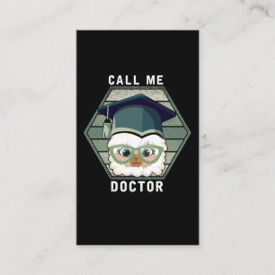 Doktor Studenten PHD Funny Llama Alpaca Visitkort