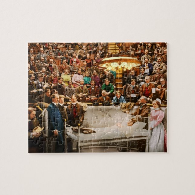 Doktor - Surgeon - Praktiken gör perfekt 1900 Pussel (Horisontell)