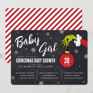 Doktor Suss Babyflicka Grinch Baby Shower