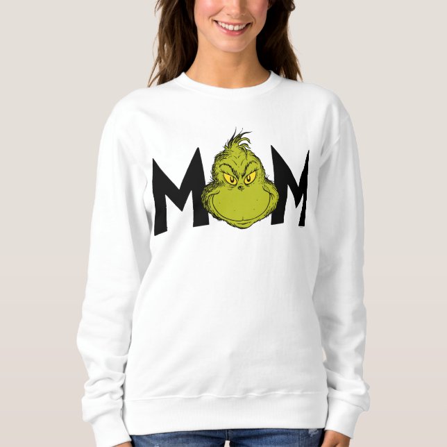 Doktor Suss | Grinch Vinter Födelsedag Mamma T Shirt (Framsida)
