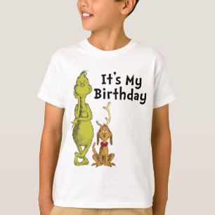 Doktor Suss Grinch Vinter Födelsedag T Shirt