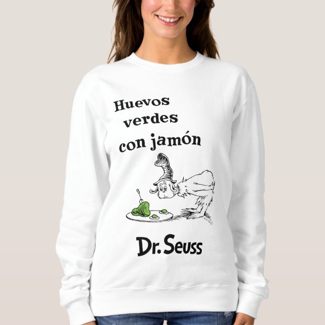 Doktor Suss på spanska Gröna ägg och skinka T Shirt (Framsida)