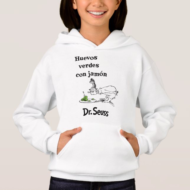 Doktor Suss spanska Gröna ägg och skinka T Shirt (Framsida)