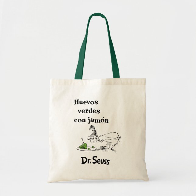 Doktor Suss spanska Gröna ägg och skinka Tygkasse (Framsidan)