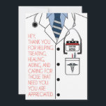 Doktor tackkort tack kort<br><div class="desc">Tack för kortet för läkare</div>