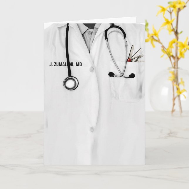 Doktor Tacksamhet  Kort (Gul blomma)