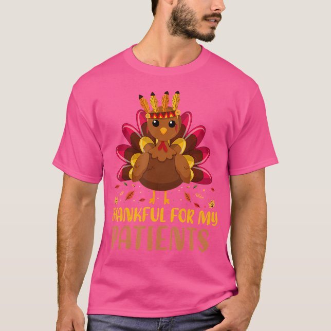Doktor tacksamt för min sjuksköterskas Thanksgivin T Shirt (Framsida)
