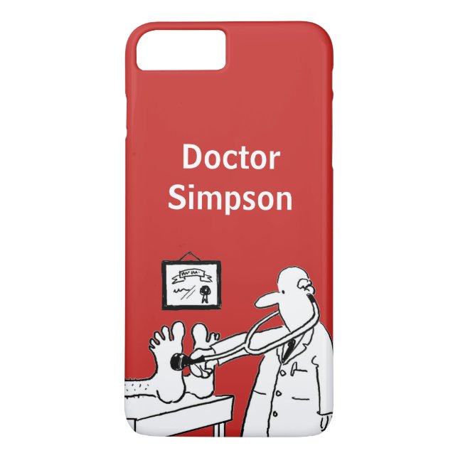 Doktor Theme Tecknad Case-Mate iPhone Skal (Baksida)