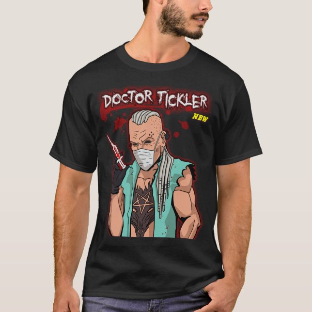 Doktor Tickler NBW Wrestling Shirt T Shirt (Framsida)