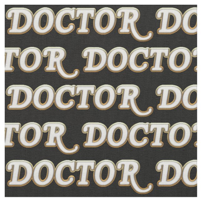 Doktor, till salu! tyg (Närbild)