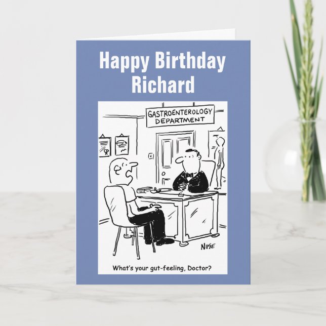 Doktor tillfrågas om vad hans tarmkänsla är kort (Framsida)