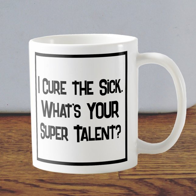 Doktor Toppen Talent. Kaffe Mugg (Skapare uppladdad)