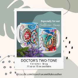 Doktor Två-Tone Ceramic Mugg