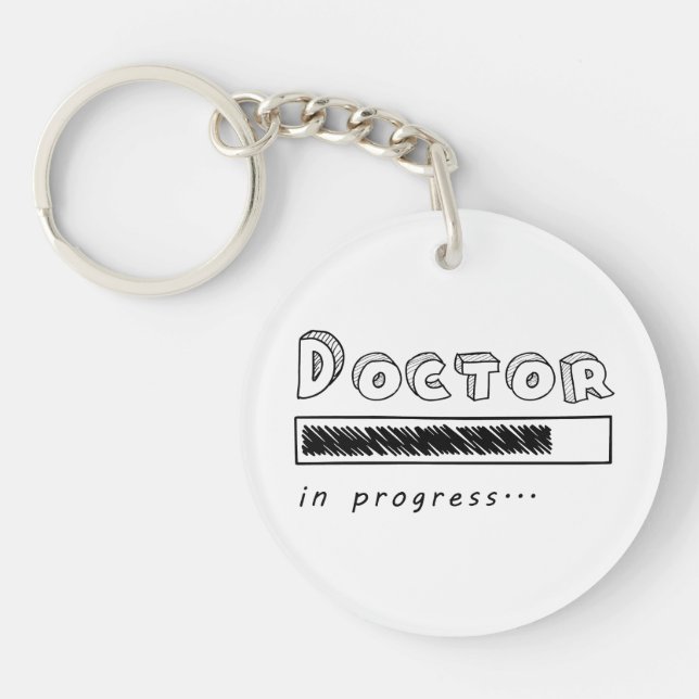 Doktor Under Utbildning Rolig Medicinstudent Laddn (Framsidan)