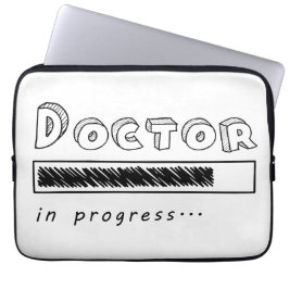 Doktor Under Utbildning Rolig Medicinstudent Laddn Laptop Fodral