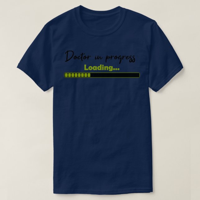 doktor under utveckling 2 t shirt (Design framsida)