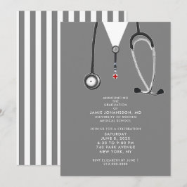 Doktor Utexamineringsfestinbjudningar Inbjudningar