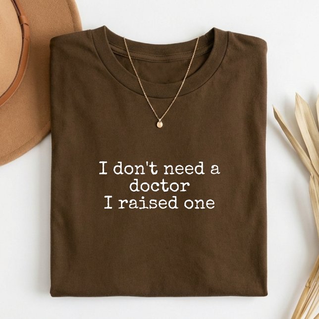 Doktor Utexamineringspresent T-shirt för stolta fö (Doctor Graduation Gift Shirt for Parents, Mother’s Day Doctor Mom Shirt, Father’s Day Doctor Dad Tee)