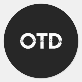 Doktor vid arbetsbehandling OT Runt Klistermärke