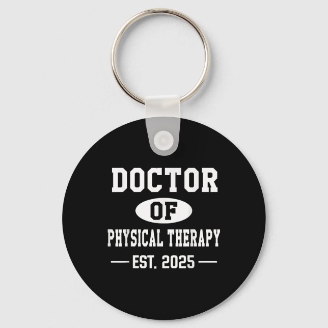 Doktor vid fysikalisk terapi ST 2025 Dpt Student F Nyckelring (Framsida)